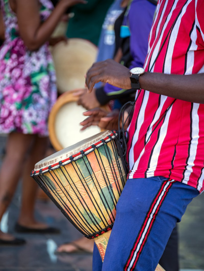 African Drummer Peku Peku Travel