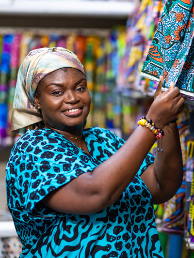 African Fabric Market Peku Peku Travel